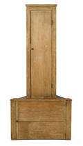 Small pine corner cupboard