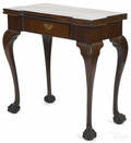 George III mahogany card table ca 1770