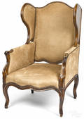 Regence walnut armchair late 18th c
