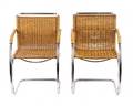Pair of Mies Van der Rohe MR20 Cantilever Chairs