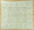 Rare New England block printed bedspread early 19th c