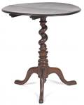 Walnut candlestand