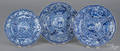 Two Historical blue Staffordshire
