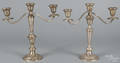 Pair of Gorham weighted sterling silver candelabra