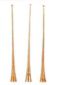 Group of 3 British Copper  Brass Horns 19th C