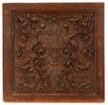 French 17th C Architectural Carved Panel Esus