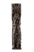 English Oak Pilaster Depicting Charity c1600