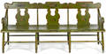 Pennsylvania painted settee 19th c