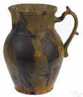 Pennsylvania redware pitcher 19th c