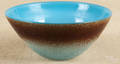 Five art glass bowls