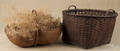 Large splint oak gathering basket