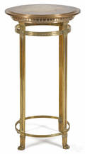 French Empire brass stand