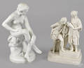 Two Parian figural groups