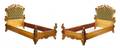 Pair of Sansovino Style Carved Bedsteads