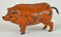 Cast iron windup pig