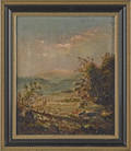 American oil on canvas landscape