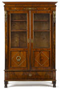 French Empire mahogany cabinet ca 1835