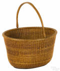 Nantucket lightship basket early 20th c