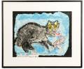 Charley Kinney Mixed Media Work Wild Cat Wild