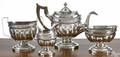Philadelphia fourpiece coin silver tea service ca 1810