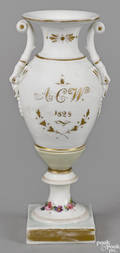 Philadelphia Tucker porcelain urn dated