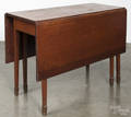 Federal cherry drop leaf dining table