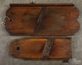 Two Pennsylvania walnut and pine slaw cutters