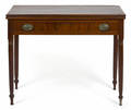 Pennsylvania Sheraton mahogany games table