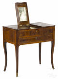 Louis XV walnut veneer poudreuse early 19th c