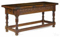 European walnut refectory table 17th c