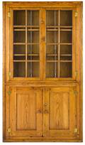 Hard pine onepiece wall cupboard