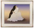 RC Gorman Chromolithograph Long Tresses 1986