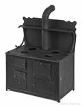 Tin and cast iron toy stove