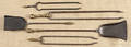 Federal brass and iron fire tools