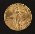 Gold Saint Gaudens twenty dollar coin