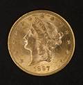 Gold Liberty Head twenty dollar coin