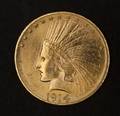 Gold Indian Head ten dollar coin