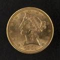Gold Liberty Head five dollar coin