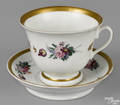 Rare Philadelphia Tucker porcelain mug and saucer ca 1825