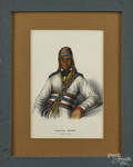 Five color lithographs of Native American Indians