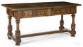 Jacobean style yewwood refectory table