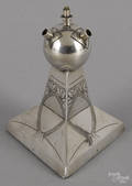 German Art Deco 800 silver cigar lighter ca 1900