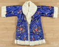 Chinese silkwork and fur coat mid 20th c