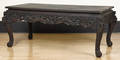 Chinese carved wood desk late 19th c