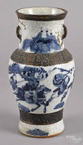 Chinese Qing dynasty crackle glaze vase