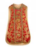 Continental Silk Hand Embroidered Chasuble 17th C