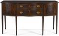 Henkel Harris Hepplewhite style inlaid mahogany sideboard