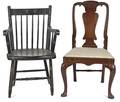Queen Anne mahogany dining chair