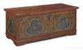 Pennsylvania painted poplar dower chest