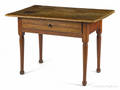 New England Queen Anne pine and butternut tavern table